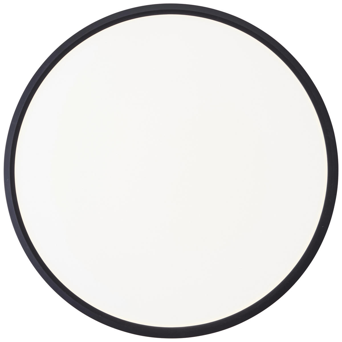 LED DECKENLEUCHTE Lotti Schwarz/Weiß 50/50/3 cm - Multicolor, Kunststoff (50/50/3cm) - Brilliant