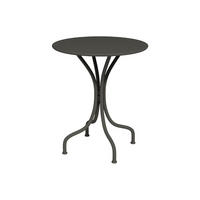 GARTENTISCH - 2 -Sitzer - Stahl - anthrazitgrau - MIRMANDE - Anthrazit, Metall (60/60/70cm) - Vente-Unique