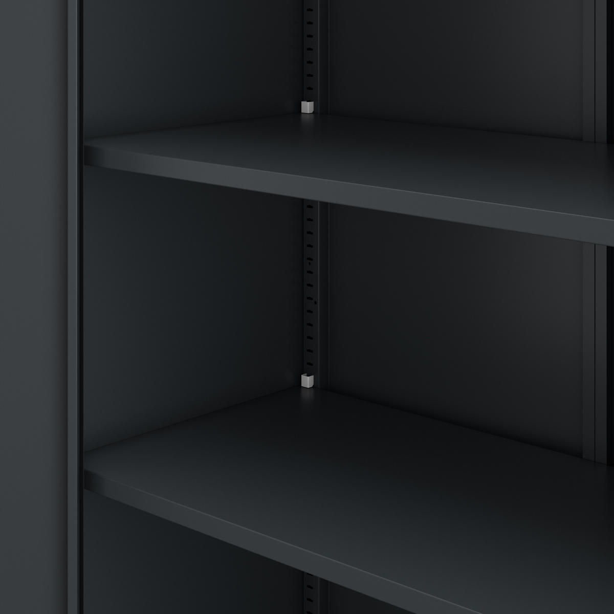 AKTENSCHRANK Jan Compact - Anthrazit, Metall (80/175/40cm) - Jan Nowak