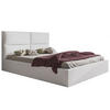 POLSTERBETT Marad 120x200 Weiß - Naturfarben/Weiß, Holz/Textil (120/200cm) - Graingold