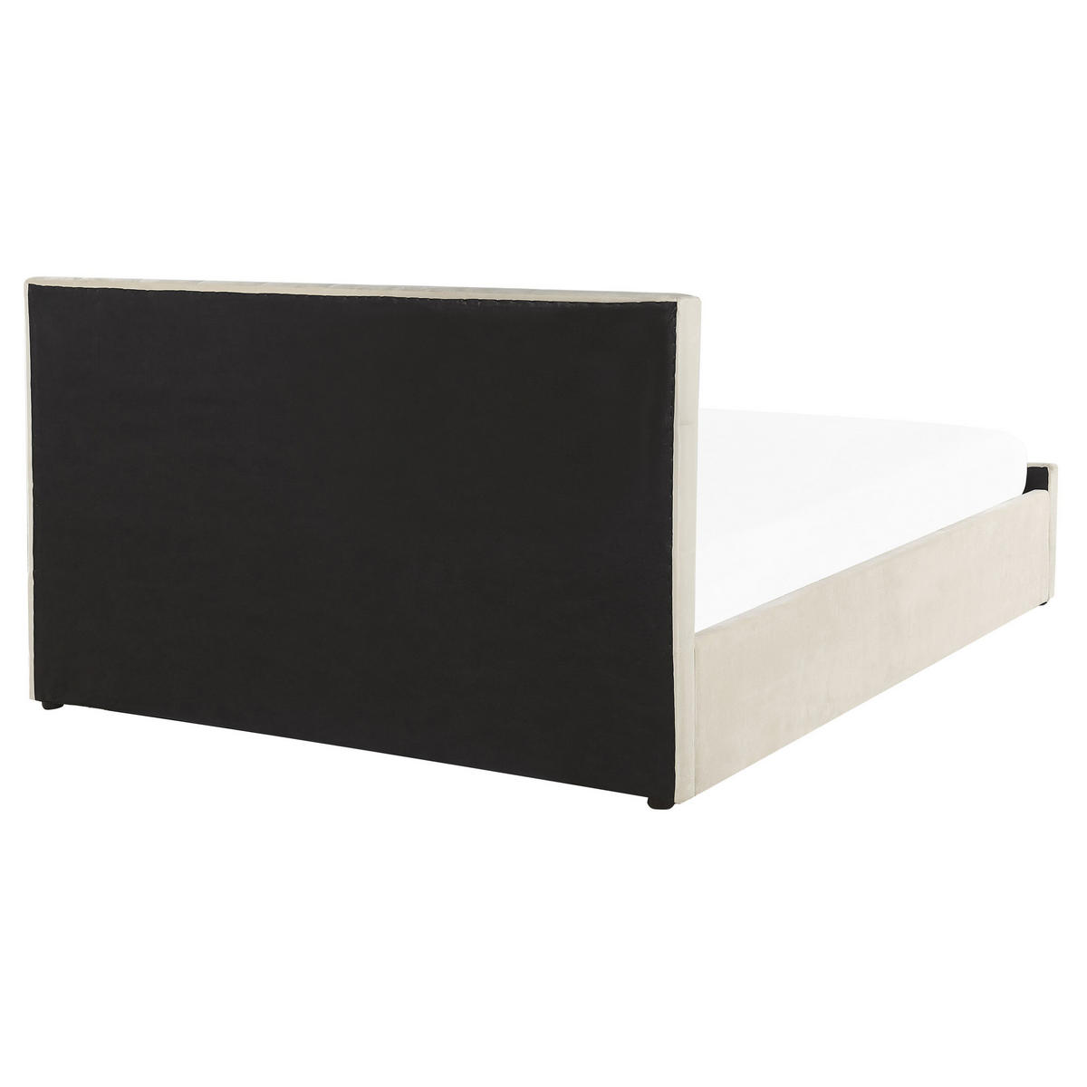 POLSTERBETT 160/200cm Helles Beige Amiens - Beige, Textil (160/200cm) - Beliani