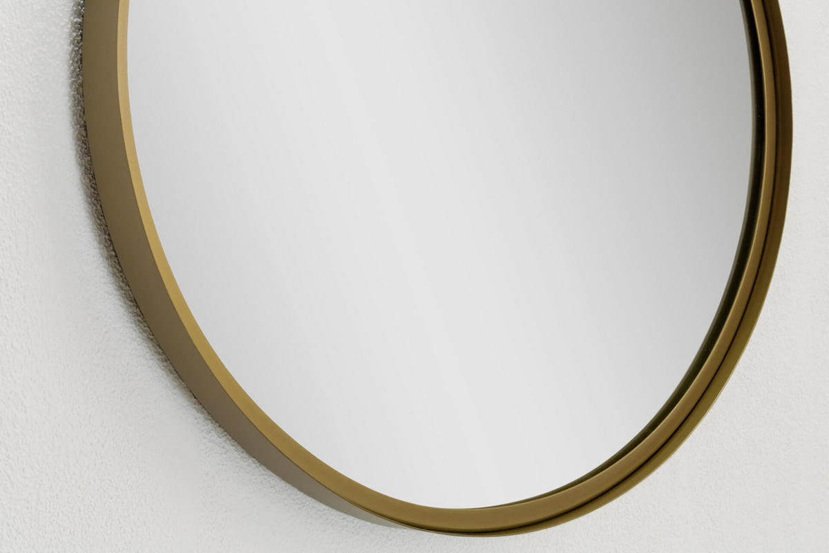 WANDSPIEGEL Gold 60/111 cm - Goldfarben, Metall (60/110.5/6cm) - KUNSTLOFT