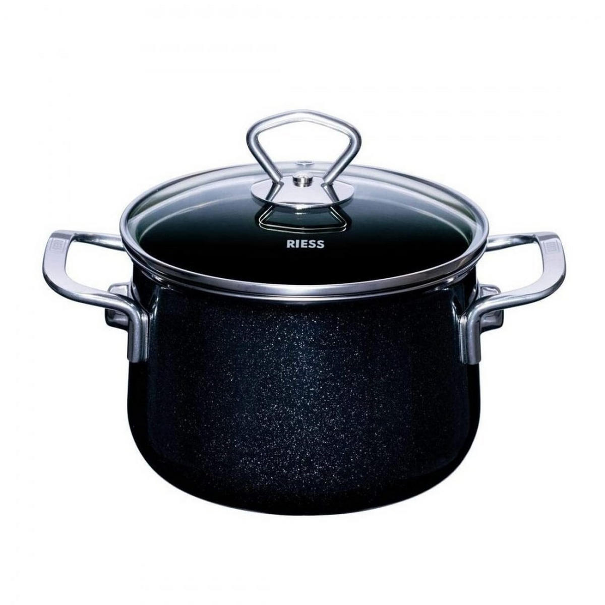 TOPFSET Schwarz R0558009 - Schwarz, Keramik (28cm) - Riess