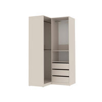 KLEIDERSCHRANK OFFEN TRES H/C CASHMERE 100/111/206/51 cm - Kaschmir, Holzwerkstoff (160/206/51cm) - Marmex Möbel