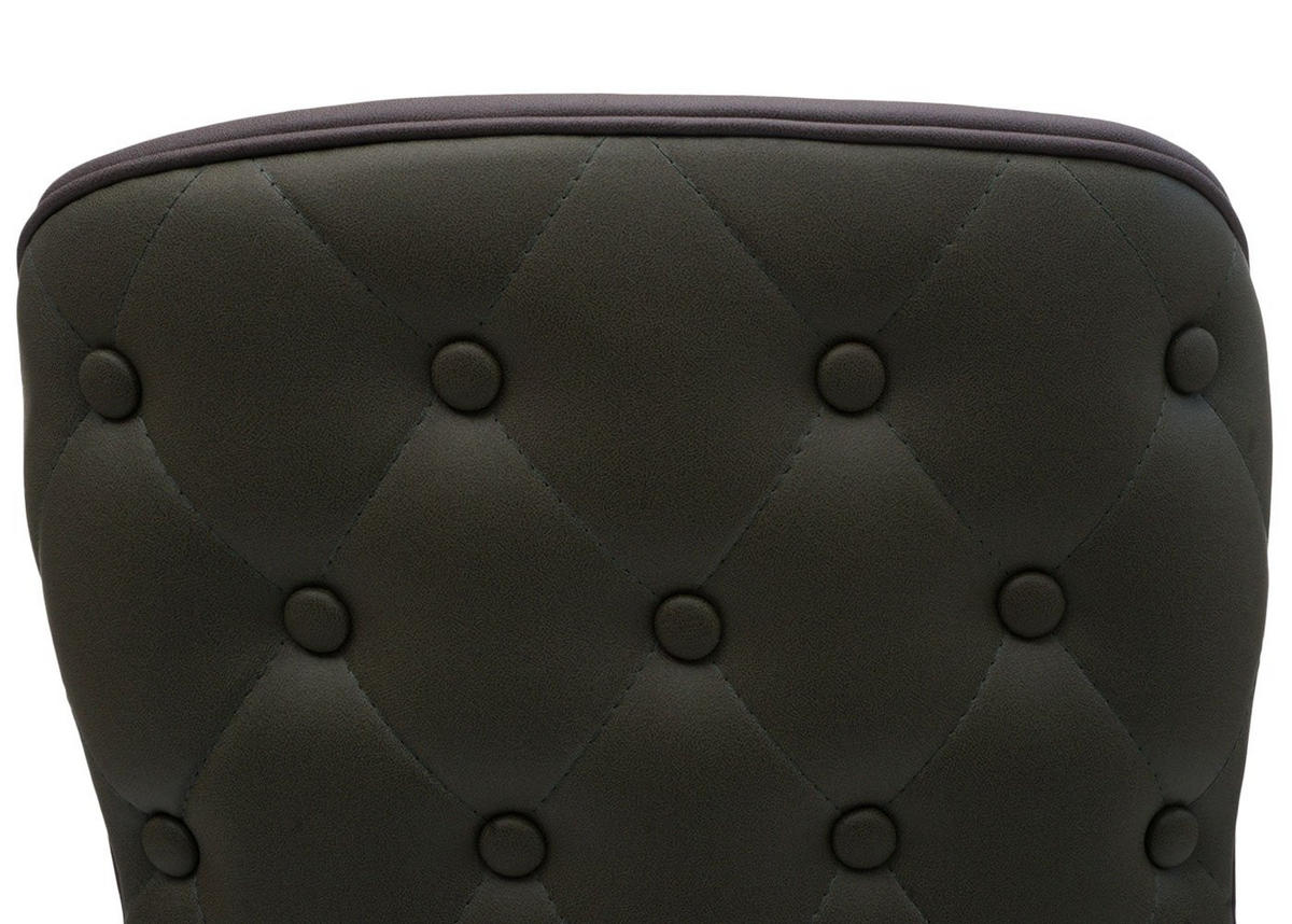 ESSZIMMERSTUHL Dunkelgrün, Grau 2er-Set - Dunkelgrün/Grau, Textil (53/86/53cm) - MCW