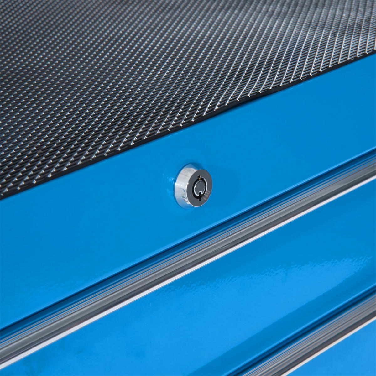 WERKZEUGSCHRANK DE-10526 5 Schubladen, rollbar Blau - Blau, Metall (33/82.5/61.5cm) - ComfortXL