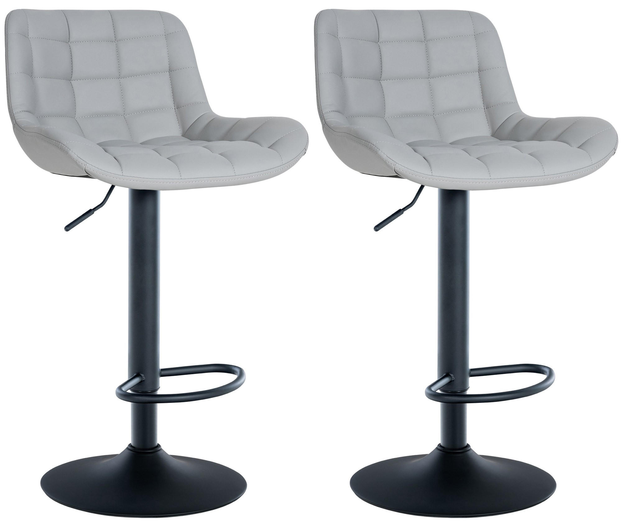 furnicato Barhocker Grau 48x81x54 cm