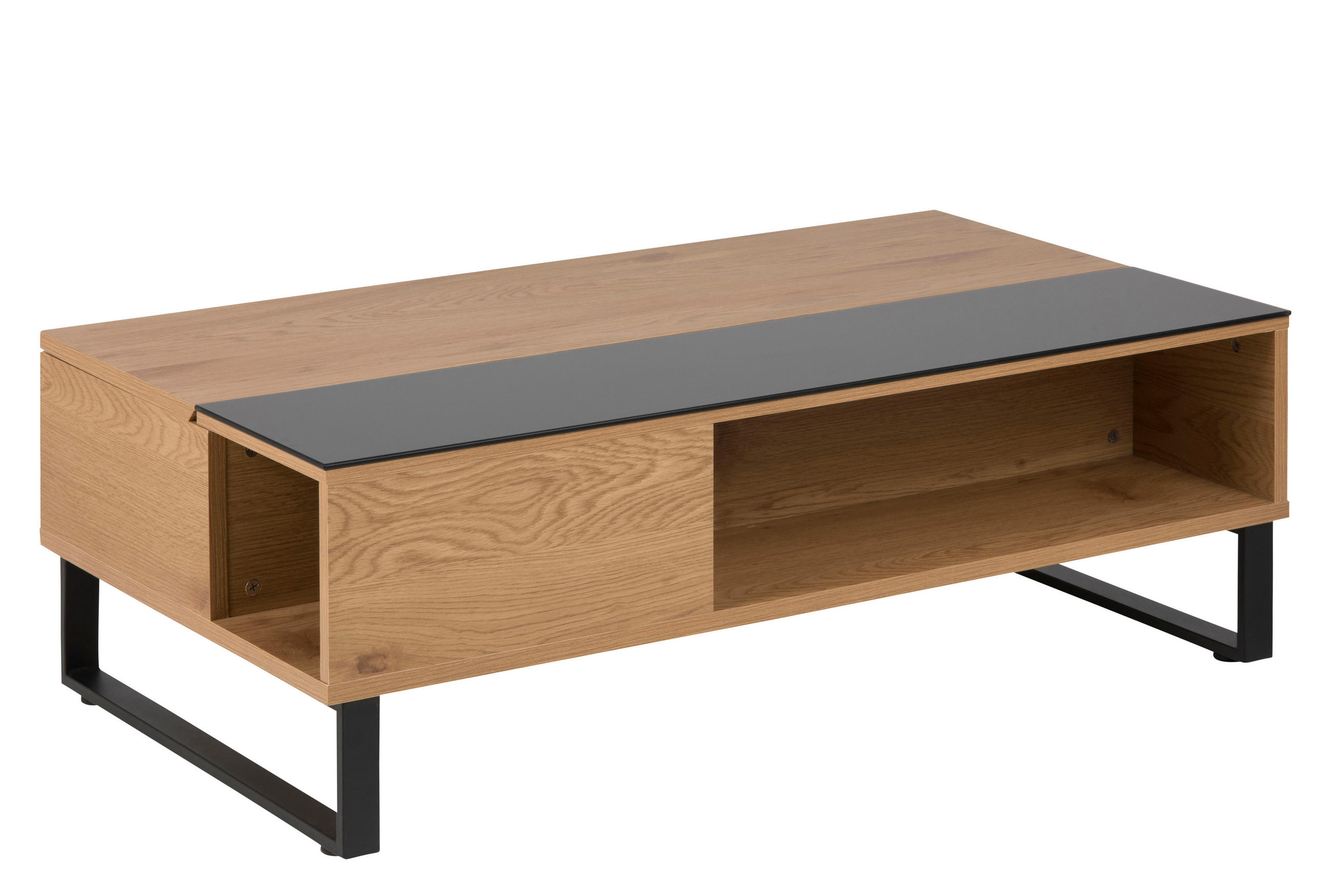 COUCHTISCH mit Hebe/Senkefunktion - Eiche Wotan, Holzwerkstoff (60/110/35cm) - ebuy24