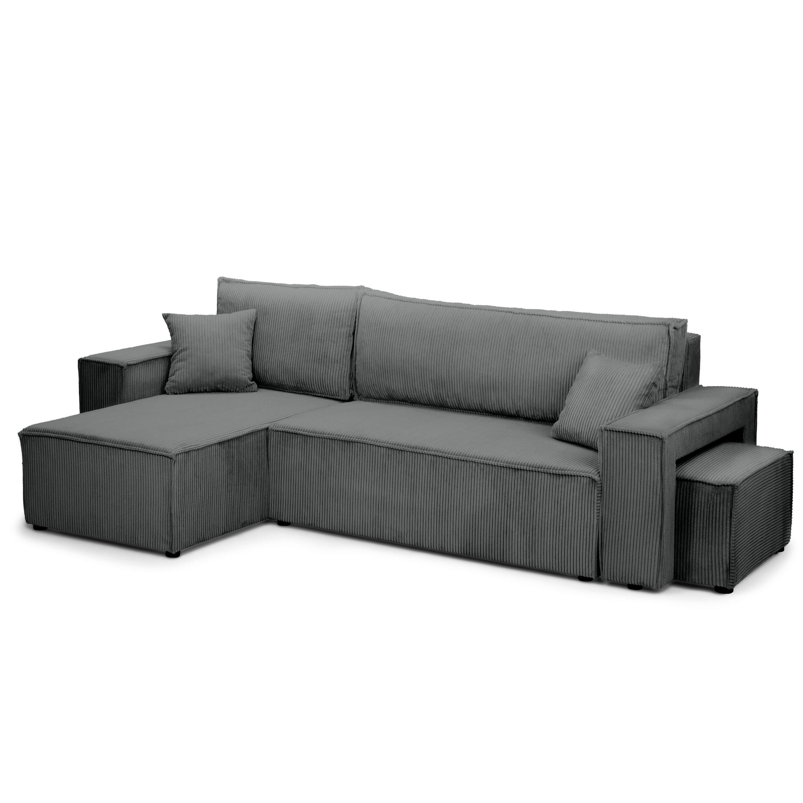 XXXLutz Ecksofa Zink 244x83x142 cm
