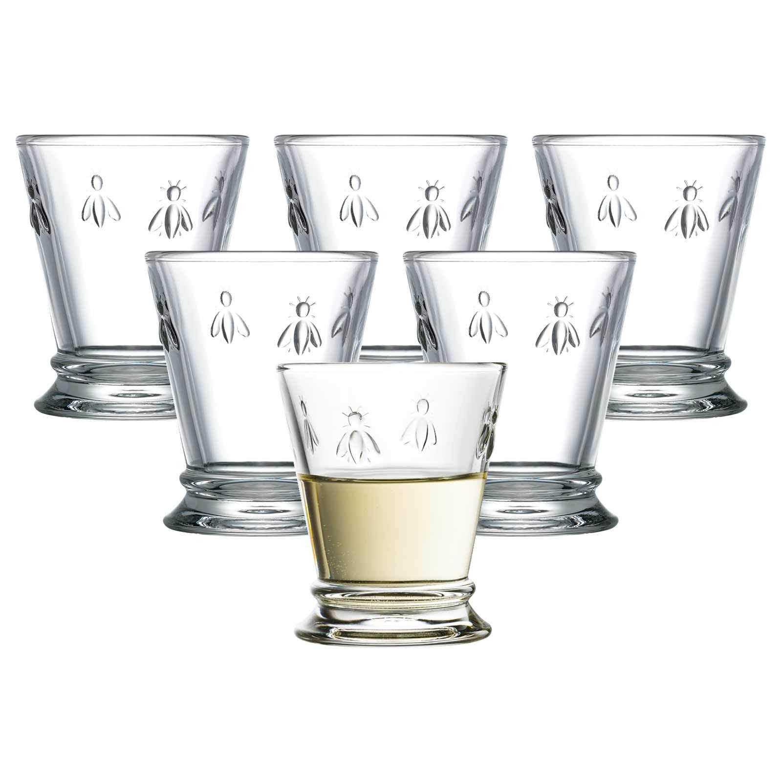 WASSERGLÄSER Biene Abeille transparent 260 ml 6er Set - Transparent, Glas (0.26L) - La Rochère