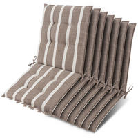 NIEDERLEHNER Sun-NL 105x50x8cm Beige-Weiß-Gestreift (7tlg) - Beige, Textil (50/100cm) - Beautissu 