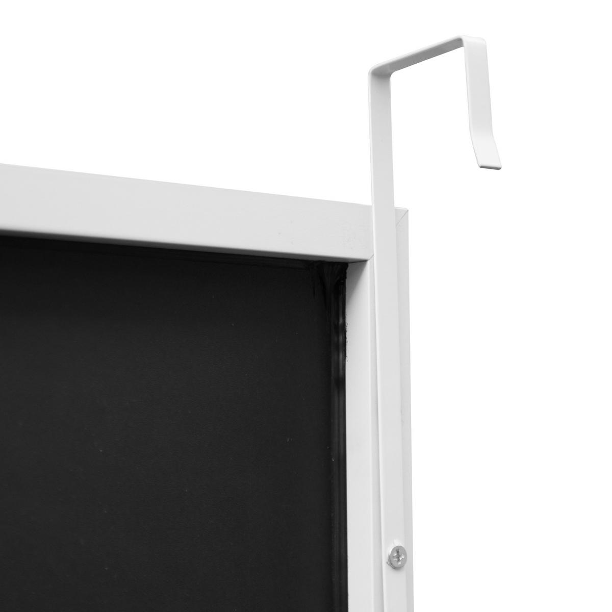 TÜRSPIEGEL Lesina - Weiß, Metall (37/120/2cm) - [en.casa]