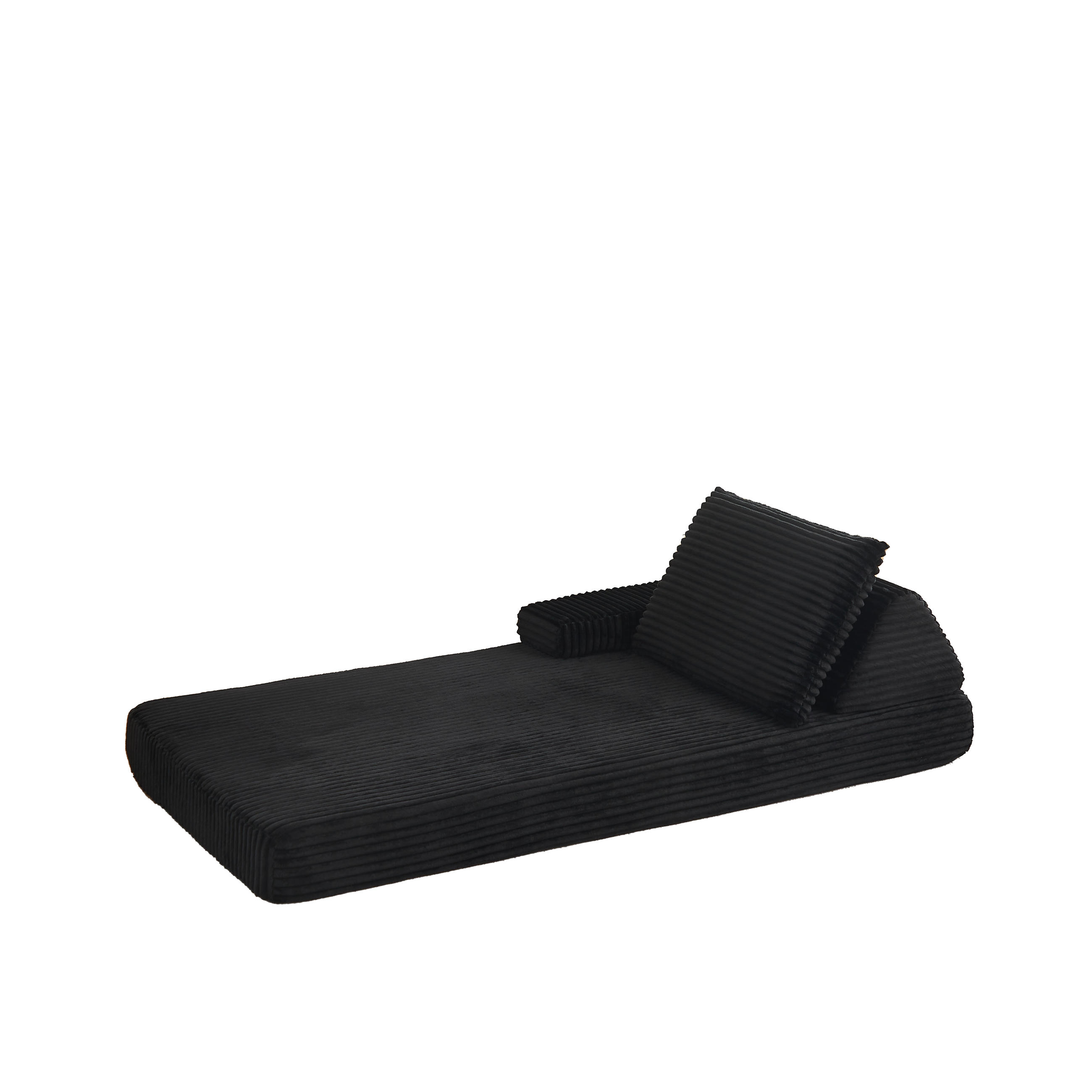 ComfortXL Récamiere Schwarz 211.5x48x106.5 cm