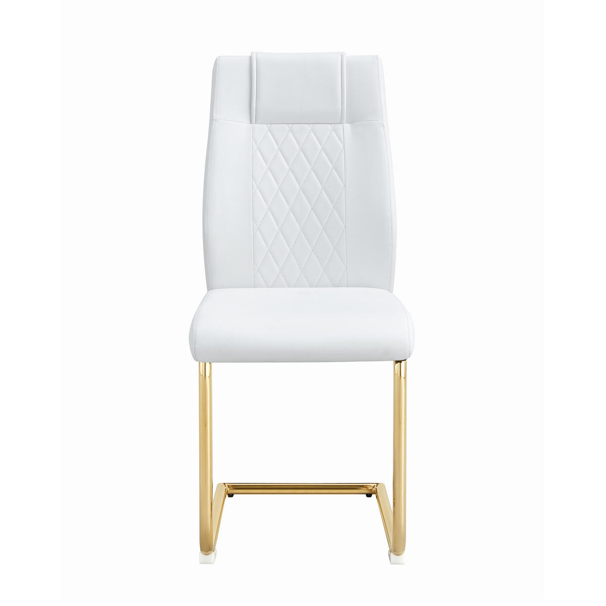 SCHWINGSTUHL DE-36497 4er-Set mit goldenen Metallbeinen Weiß - Goldfarben, Metall (48/97/41cm) - ComfortXL