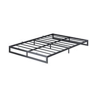 BETTGESTELL Lenora, Schwarz, 140x200 - Schwarz, Metall - VitaliSpa
