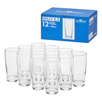 WILLI BECHER GEEICHT transparent 0,2 l 12er Set - Transparent, Glas (0.2L) - Van Well