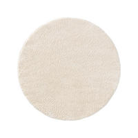 HOCHFLORTEPPICH rund Soda Weiß ø 160 cm rund - Weiß, Naturmaterialien/Textil (160/1cm) - KUNSTLOFT