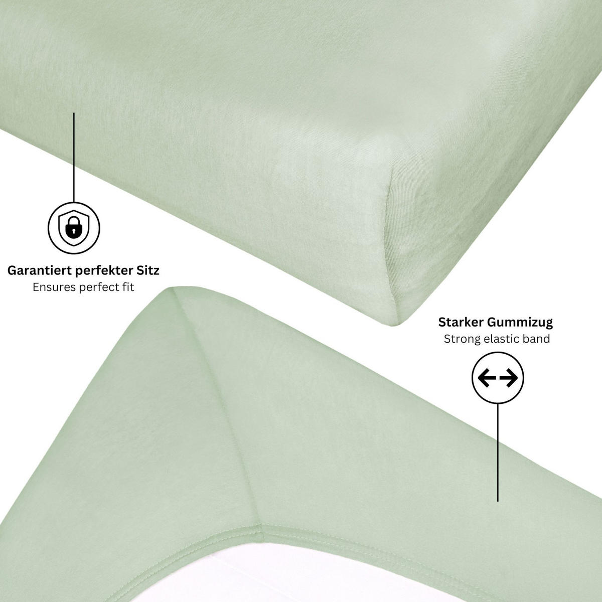 NAPÍNACIE prestieradlo FLAT - biela, textil (90/200cm) - Schöner Wohnen
