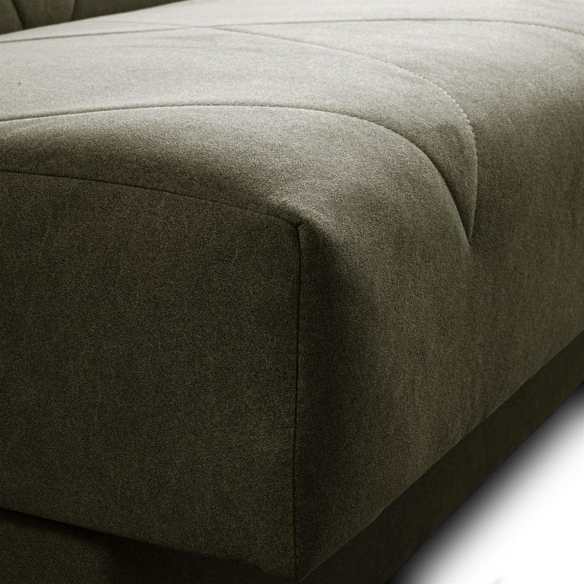 SCHLAFSOFA VERO mit Schlaffunktion Castel 39 - Grün, Textil (191/88/90cm) - Lookway