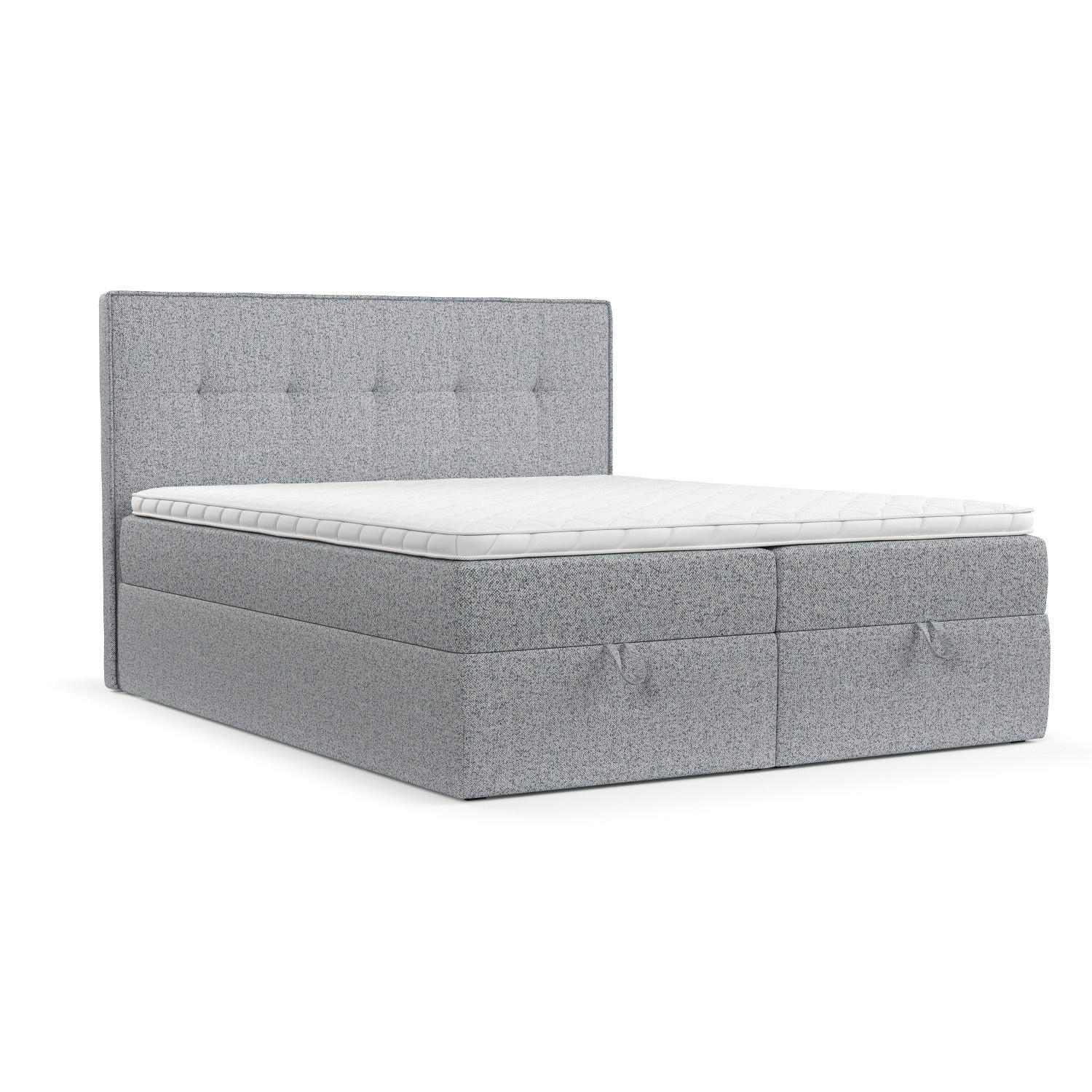 AltaBeds POSTEL BOXSPRING TIVRA 200/200 Šedá