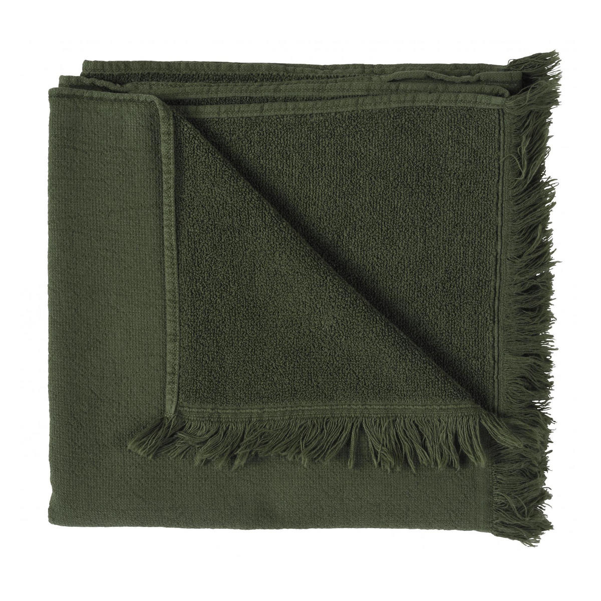 HANDTUCH Luna grünkohl 50 x 100 cm - Grün, Textil (50/100cm)