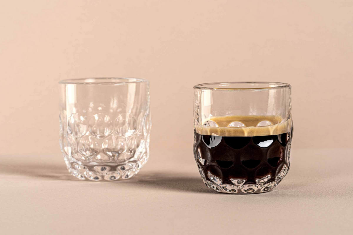 ESPRESSOGLÄSER-SET (1/2/3) Gocce transparent 60 ml 6er Set - Transparent, Glas (0.06L) - Leonardo Living