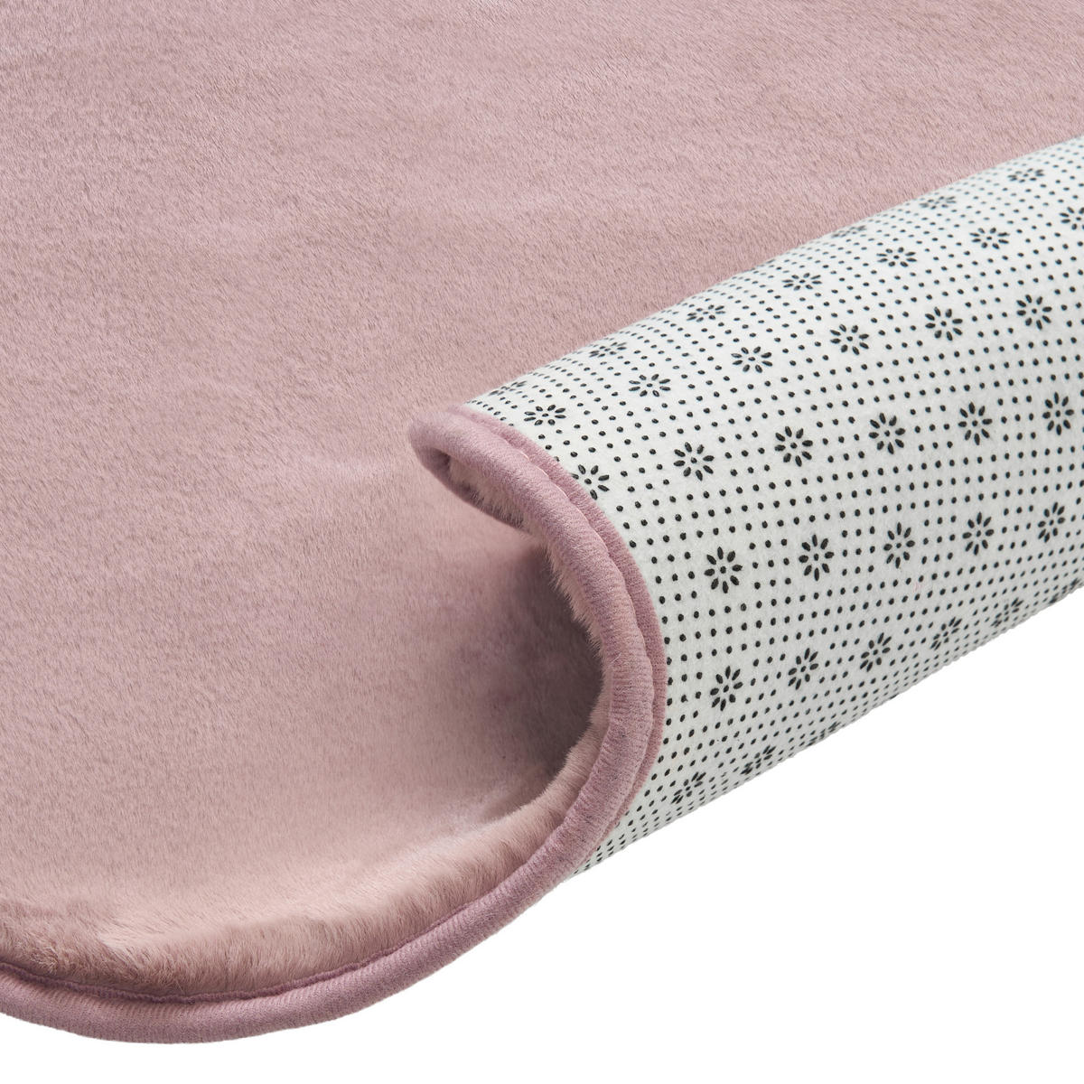 TEPPICH Hellviolett 80/120 cm Parson - Violett, Kunststoff (120/80cm) - Beliani