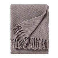 BAVLNENÁ deka Ezra Šedá 125x150 cm - sivá, textil (125/150cm) - benuta Nest