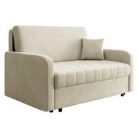 SCHLAFSOFA Viva Silk III - Schwarz/Naturfarben, Holz/Textil (152/85/98cm) - MIRJAN24