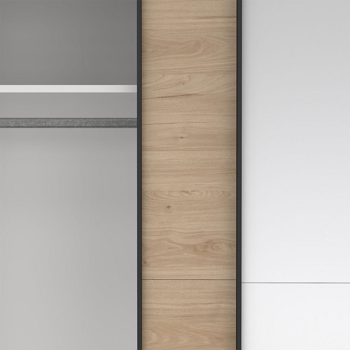 SCHIEBETÜRENSCHRANK, Como, Eiche, Holzwerkstoff, 179 x 67 x 221 cm - Eichefarben, Holzwerkstoff (179/221/67cm) - ebuy24