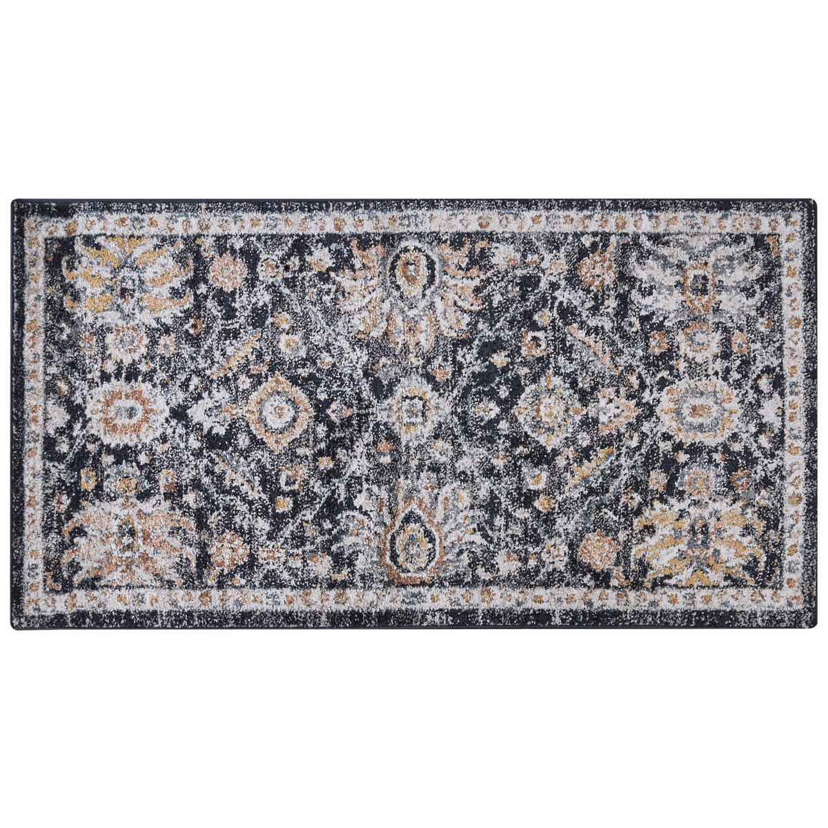 KURZFLOR-TEPPICH Malishka 150/80 cm - Blau, Kunststoff (80/150cm) - Beliani