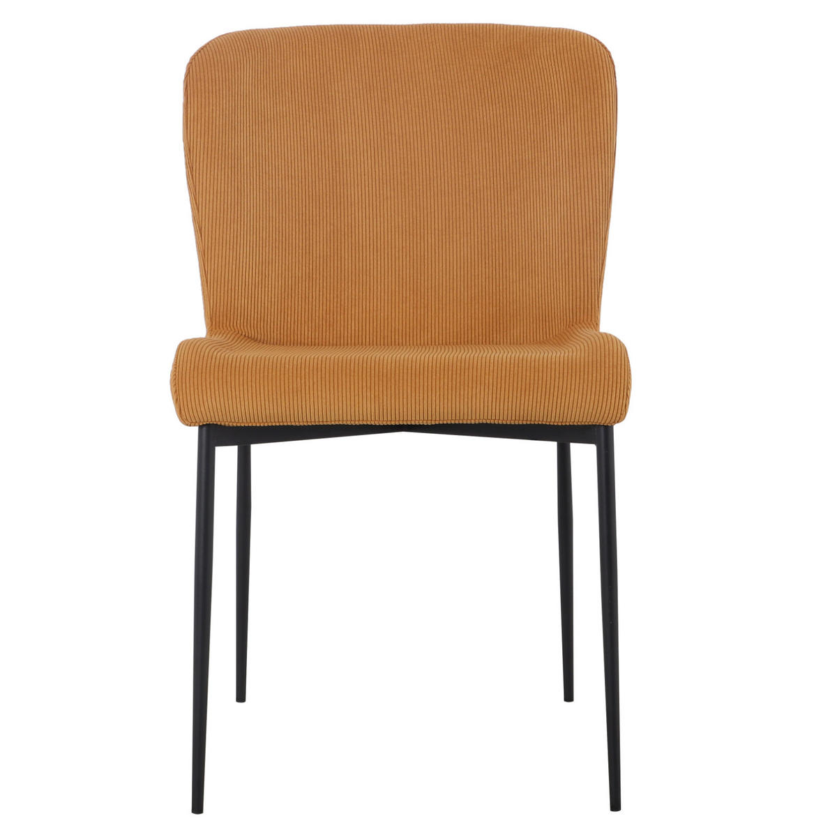 ESSZIMMERSTÜHLE 2er Set FREDDIE Senfgelb - Gelb, Textil (48/83/56cm) - SVITA
