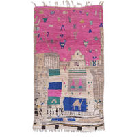 BERBERTEPPICH aus reiner Wolle 164x 306 cm - Multicolor, Naturmaterialien (164/306cm) - AFK Living