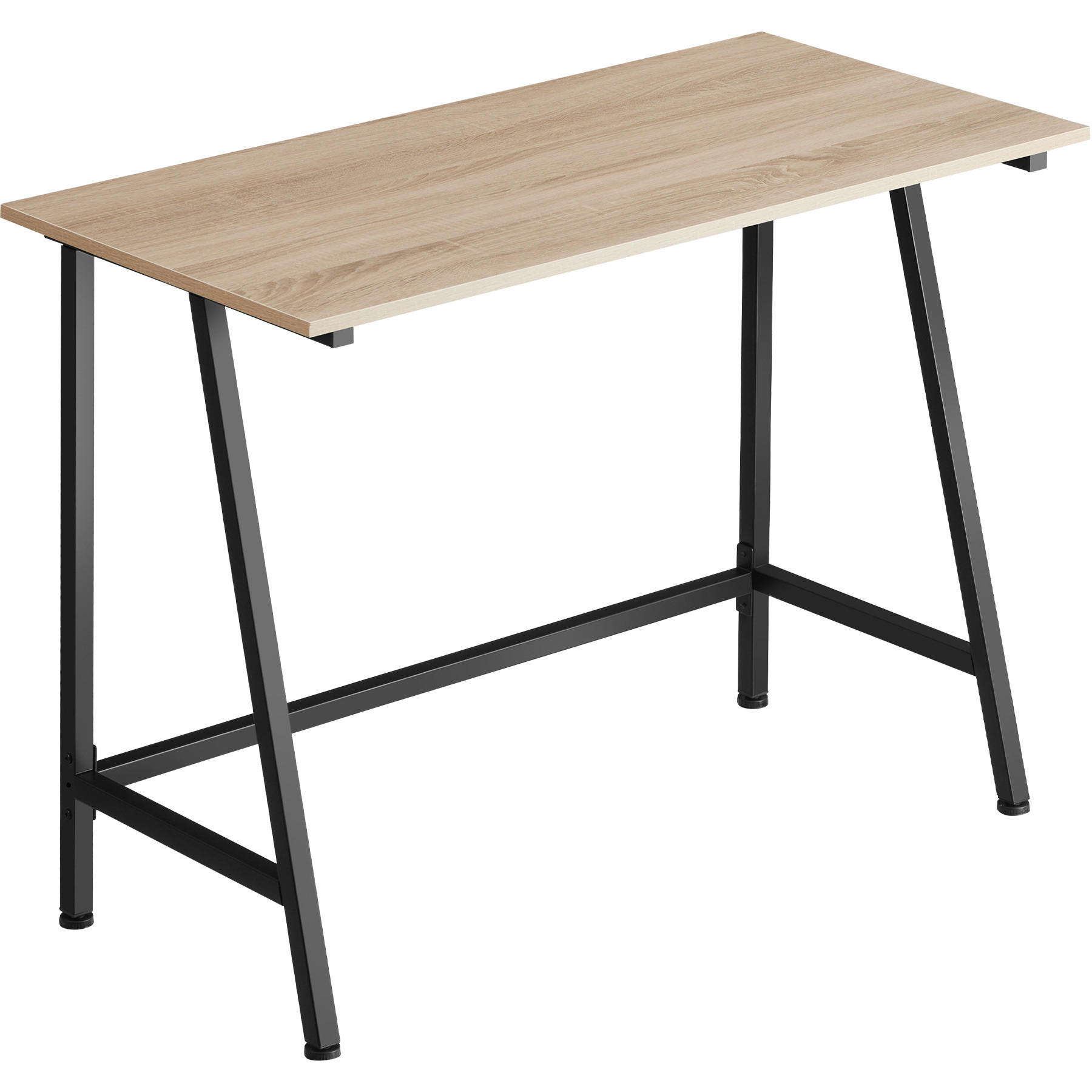 SCHREIBTISCH Newton,100 x 50 x 77 cm,Industrial Holz hell, Eiche Sonoma - Naturfarben, Holzwerkstoff (100/50/77cm) - tectake