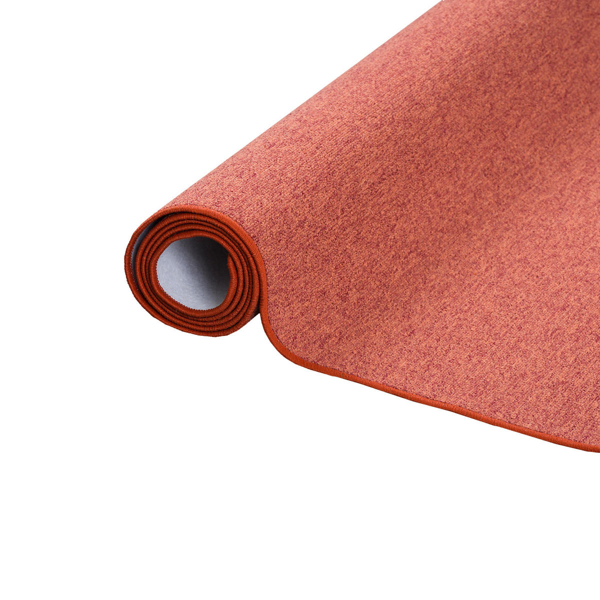 FEINSCHLINGEN VELOUR LÄUFER TEPPICH STRONG - Terra cotta, Textil (80/200cm) - Snapstyle
