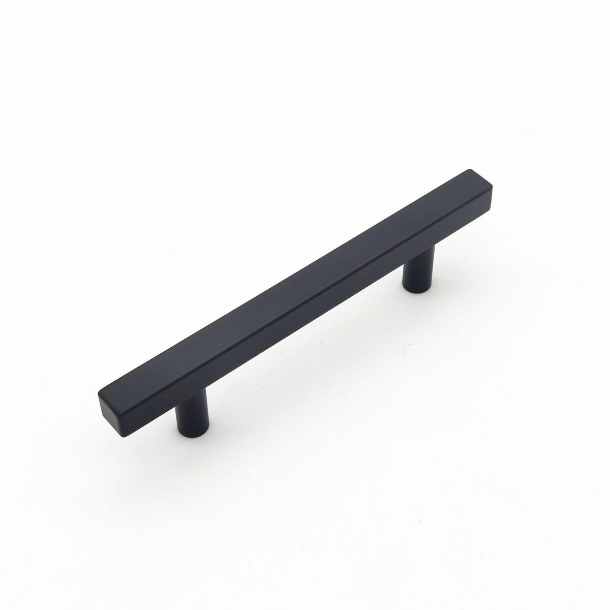 MÖBELGRIFF Schwarz 10er-Set 128 mm Edelstahl - Schwarz, Metall (1.2/3.5/18.8cm)