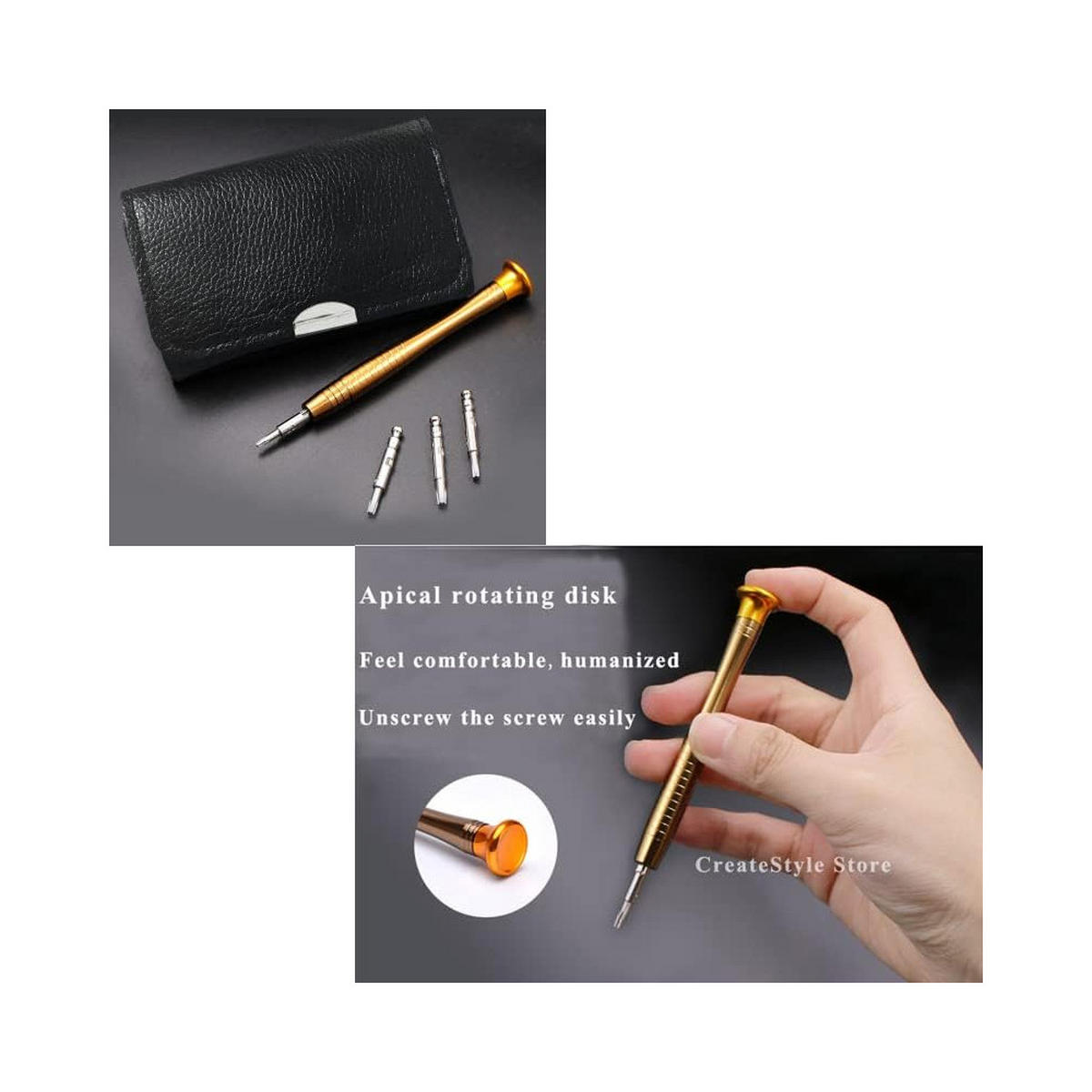 SCHRAUBENDREHER-SET-DIY,25-IN-1 Professionelles Präzisions-Magnetschraubendreher-Set - Silberfarben, Metall (10.6/6.2/2cm) - LIBRATON