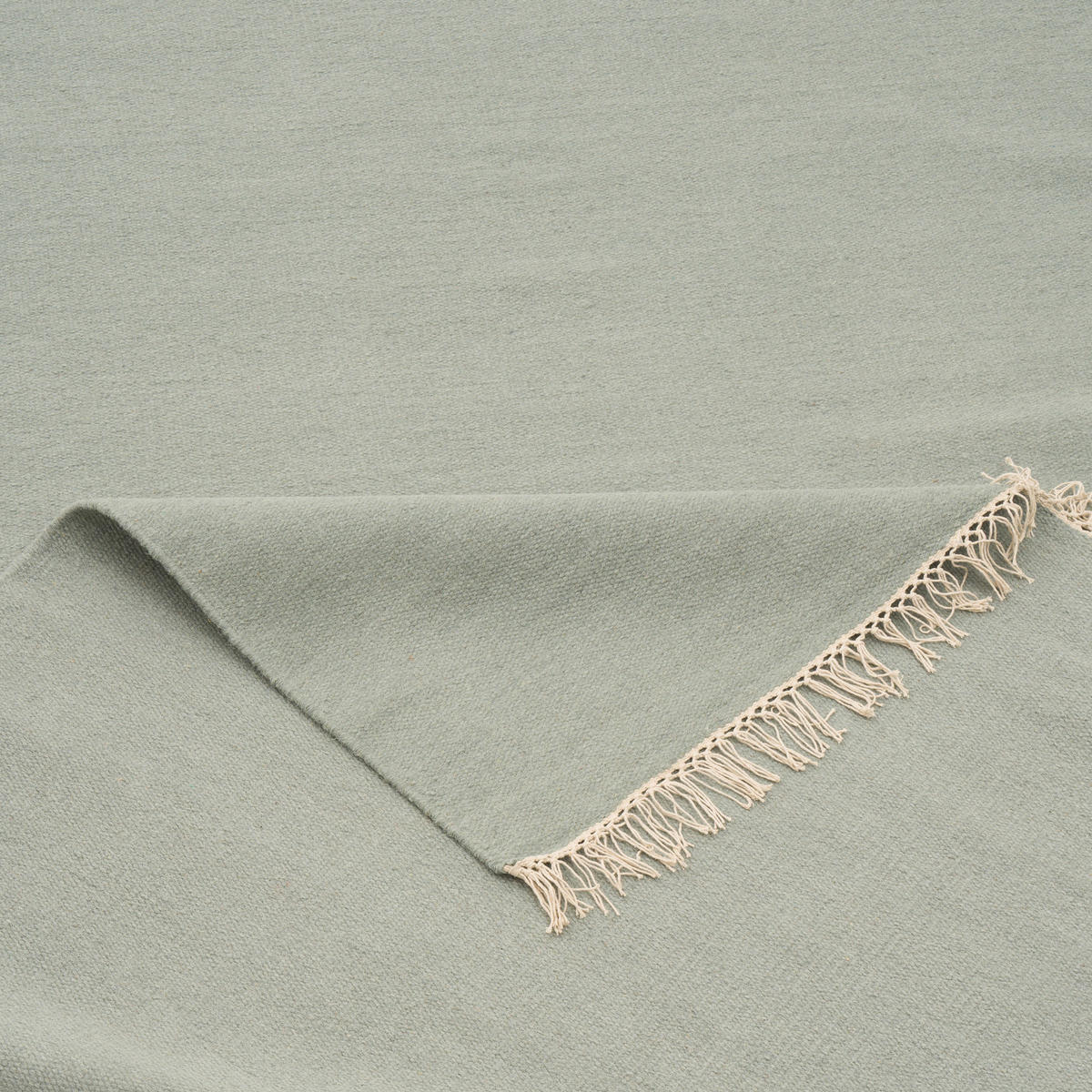 WOLLE NATUR TEPPICH KELIM MILA - Grau, Textil (70/300cm) - Pergamon
