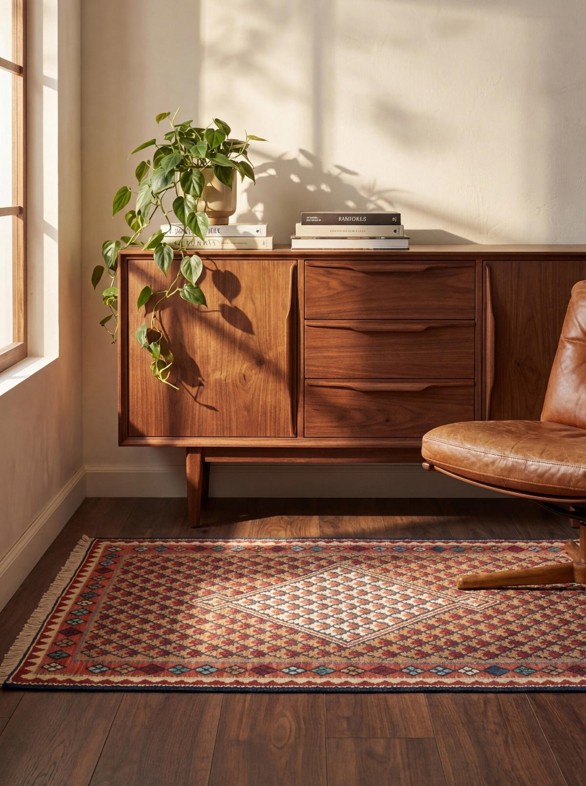 HANDWEBTEPPICH Kelim Senneh Mehrfarbig 149/106 cm Schurwolle - Multicolor, Textil (106/149cm) - Looma