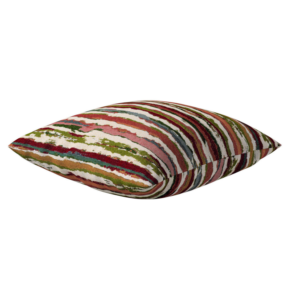 KISSENHÜLLE Cosy Home rot- grün, 43x43 cm - Rot/Multicolor, Textil (43/43cm) - Dekoria