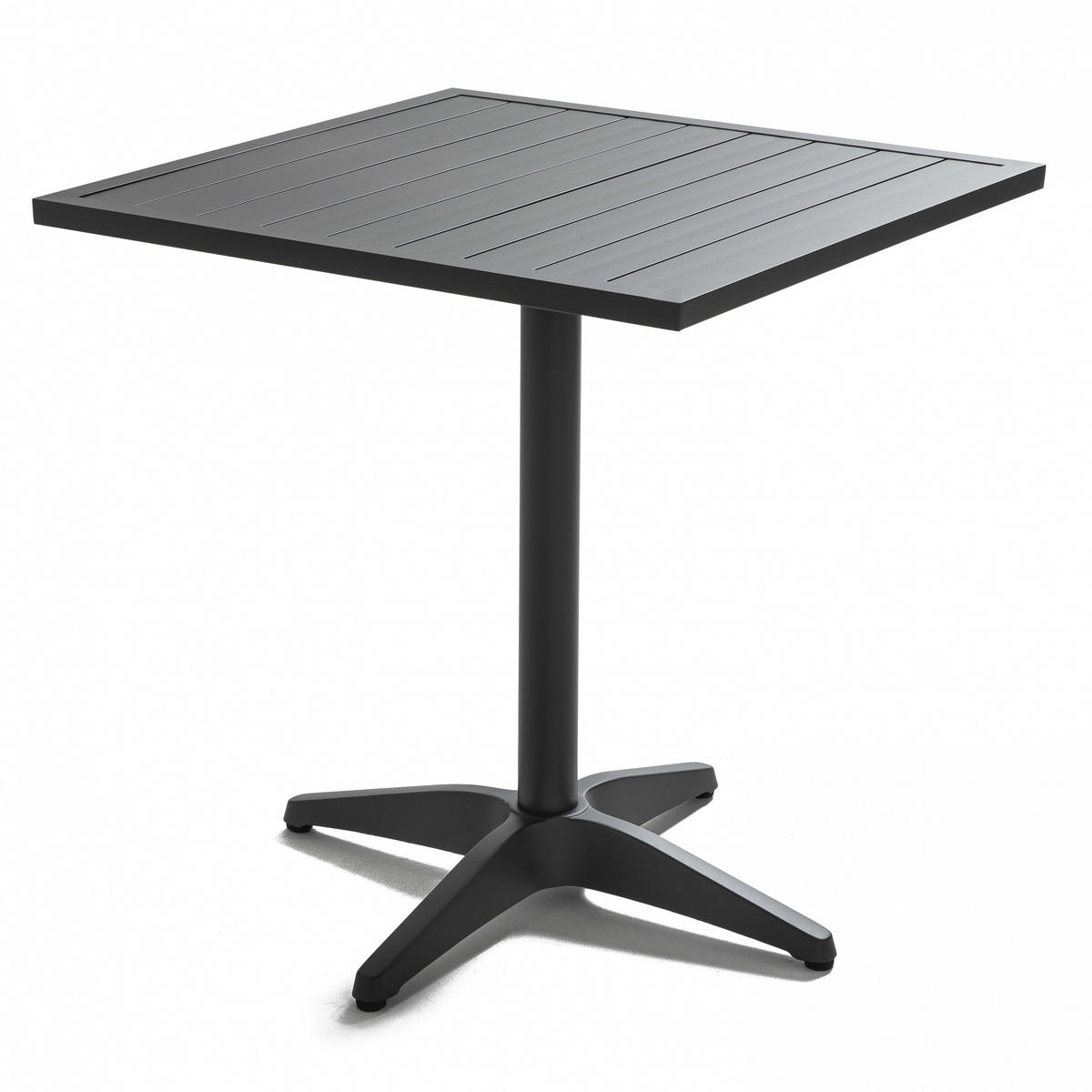 GARTENTISCH klappbar, Grau - Grau, Metall (60/60/110cm) - Oviala