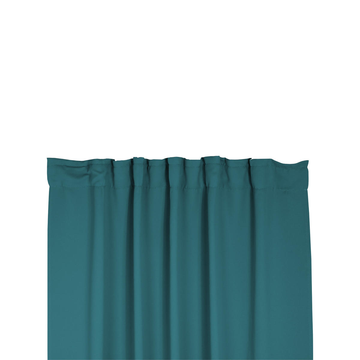 VERDUNKELUNGSVORHANG Kräuselband 300/245 cm Petrol - Petrol, Textil (300/245cm) - TiborTex