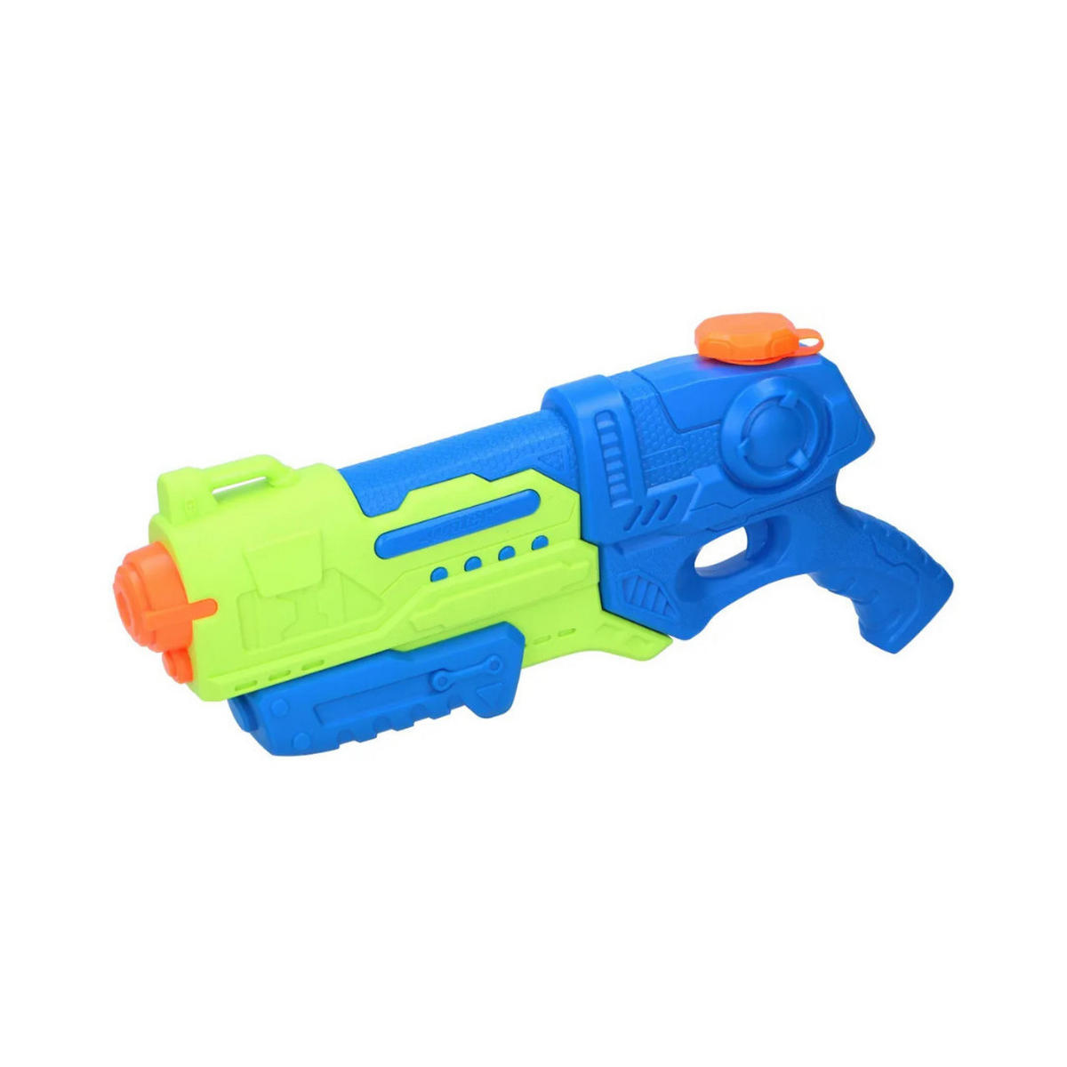 WASSERPISTOLE 2er Set 39 cm Blau Grün, Wasserblaster, Wasserspielzeug, Poolspielzeug, Strandspielzeug, Gartenspielzeug, Sommer Spielzeug, Outdoor - Blau/Orange, Kunststoff (45/20/12cm) - Sena