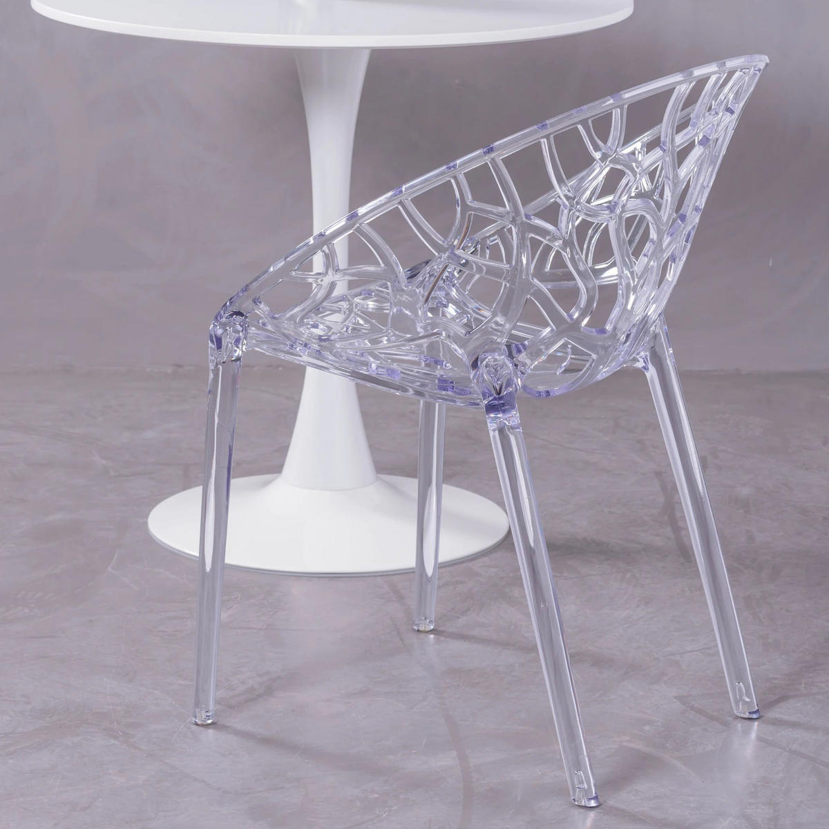 STUHL Kunststoff Transparent - Transparent, Kunststoff (59/79/57cm) - Nest Dream