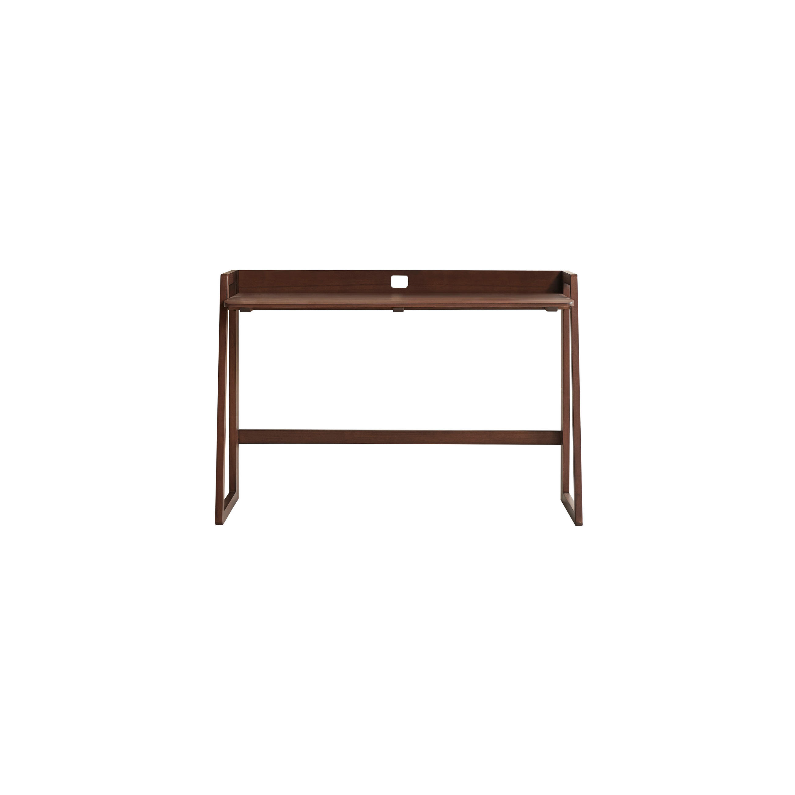 SCHREIBTISCH Philip Braun aus Teak - Braun, Holz (53/120/82cm) - Tikamoon
