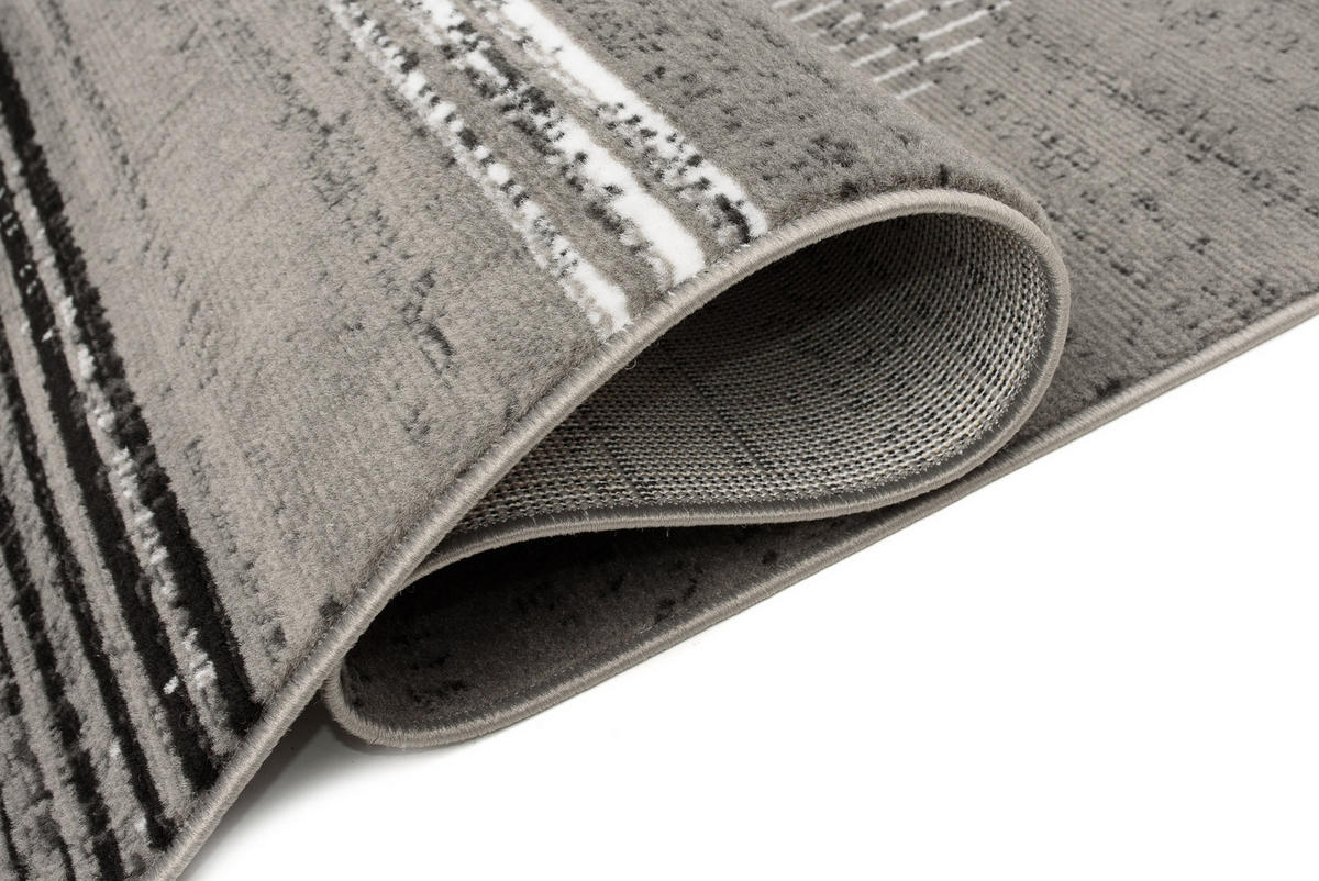 TEPPICH LUXURY Grau Geometrisch 200/300 cm - Grau, Textil (200/300cm) - Tapiso