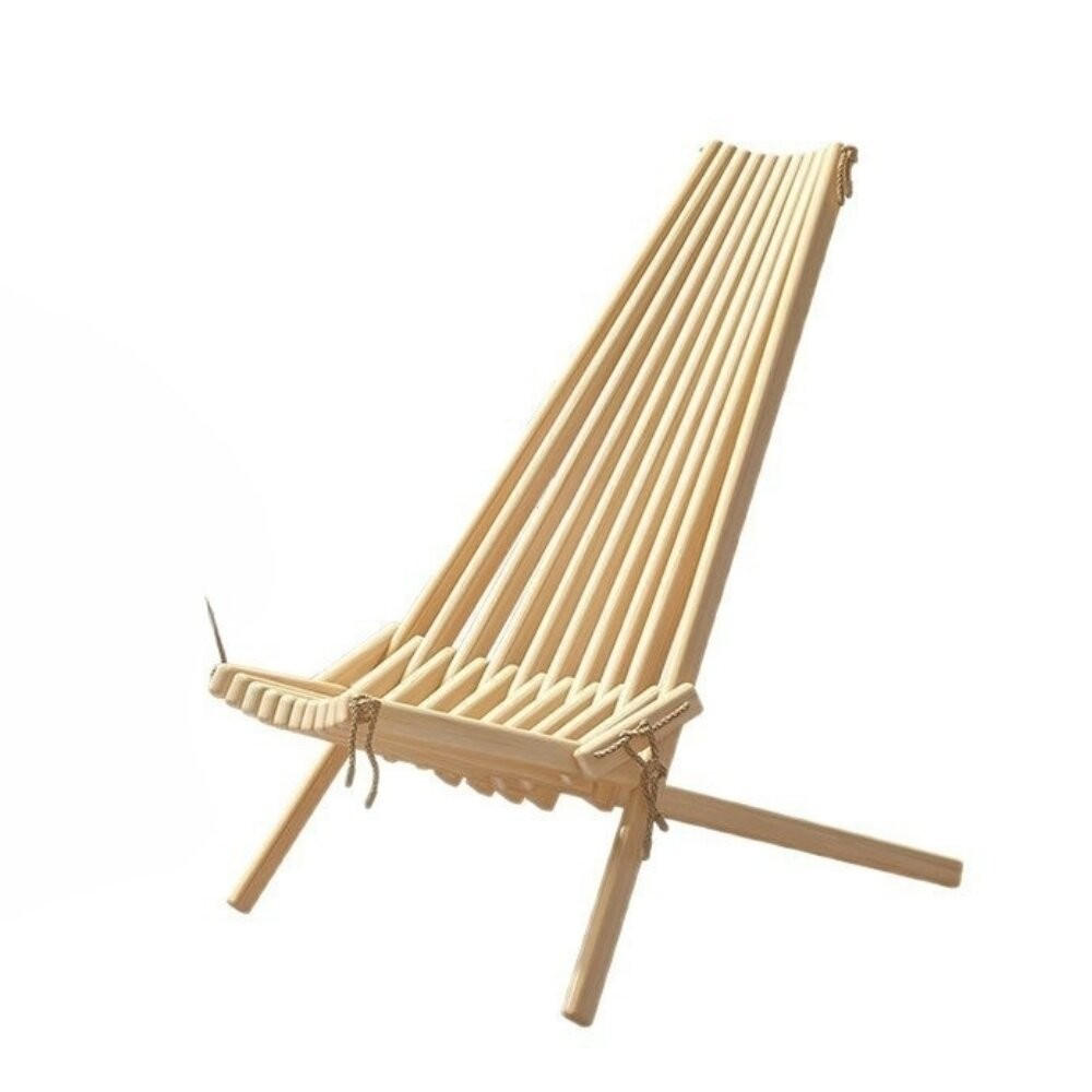 GARTENLIEGE, Naturholz-Ausführung - Hellbraun, Holz (50/140/40cm)