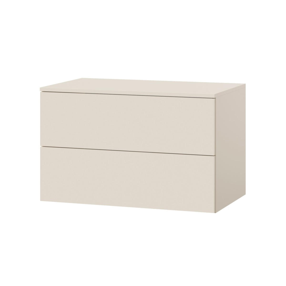 WASCHTISCHUNTERSCHRANK Color 2S 80 Macadamia - Beige, Holzwerkstoff (80/50/45cm) - mzm24