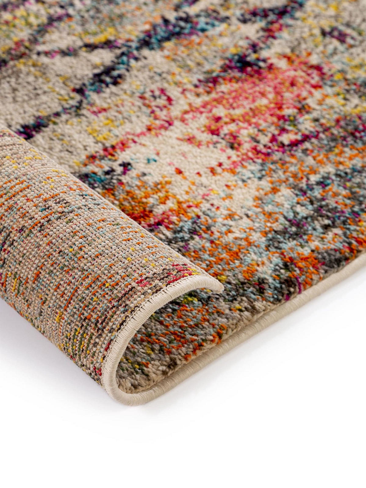 LÄUFER Casa Beige/Multicolor 70x240 cm - Beige/Multicolor, Kunststoff (70/1cm) - KUNSTLOFT