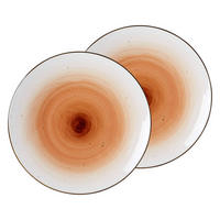 SPEISETELLER Cosmo orange ø 30 cm 2er Set - Orange, Keramik (30cm) - Ritzenhoff Breker